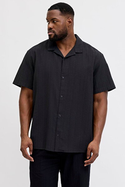 Jack & Jones Cămașă cu guler tip resort, mărime mare - Tyson