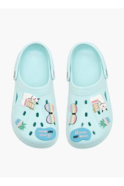 Aqua Girls Embellished Clogs