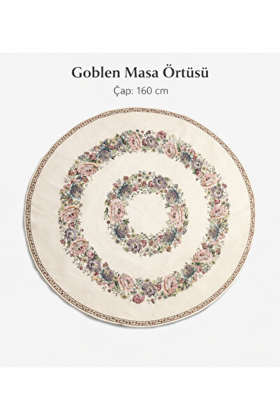 MYHOMEGOBLEN Şönili Tablecloth 160X160