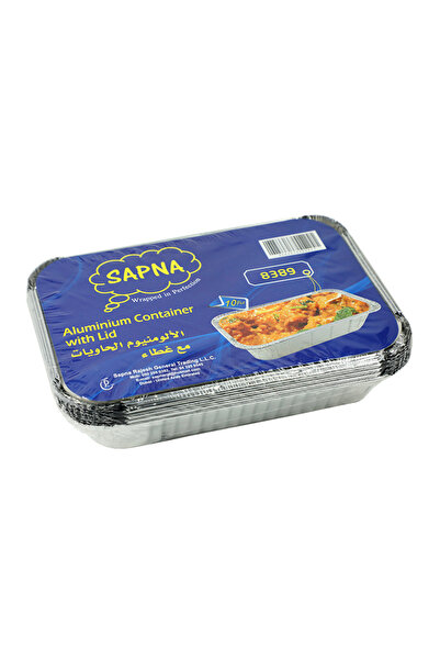SPANA غطاء حاوية ألومنيوم سابنا 8389 10 قطعة