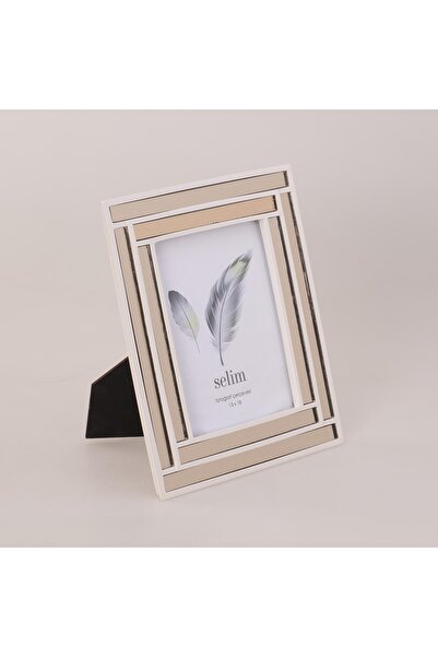 Selim 13X18 Lara Mirrored Frame Pearl