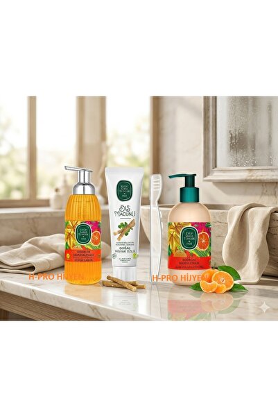 Eyüp Sabri Tuncer Bodrum Mandarin Foam Soap, Lotion, Toothpaste, Toothbrush S...