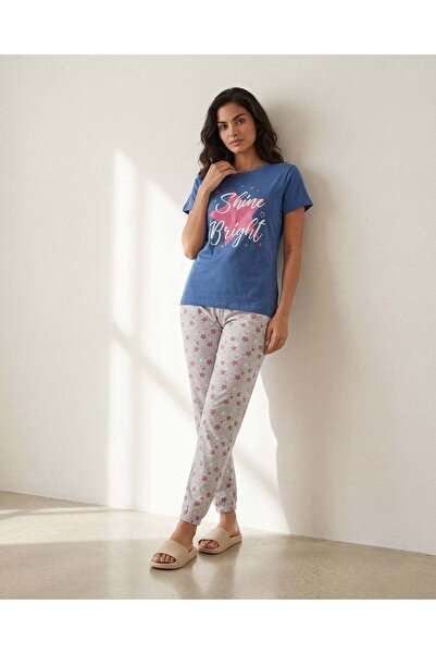 REDTAG Women Assorted 2 Piece Printed Pyjama Set