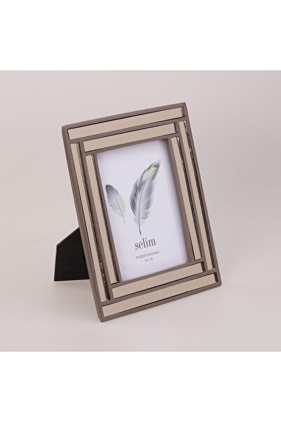 Selim 13X18 Lara Mirrored Frame Taupe