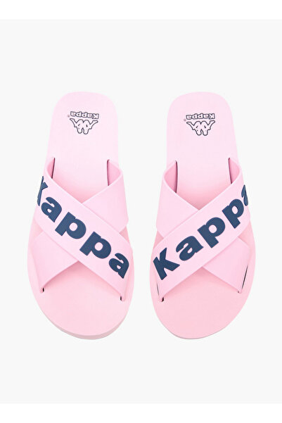 Kappa Women Logo Print Cross Strap Slides