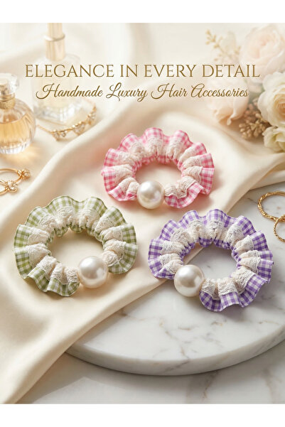 Without a mark Cute Charm Hair Band set 6 peices, 2 peices each color