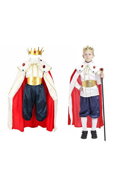 zola King costume 5 pieces, 110-120 cm, shirt, pants, cape, belt, crown