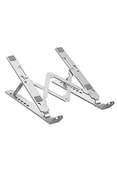 Yesido Ρυθμιζόμενη και πτυσσόμενη βάση φορητού υπολογιστή, (LP01) - Ασημί