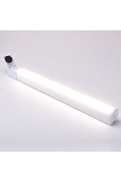 Luxera Lighting White LED bathroom light fixture, with socket, 15w, 4100K, ne...