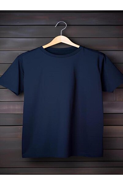 Aden Noor Bisiklet Yaka Tişört Lacivert