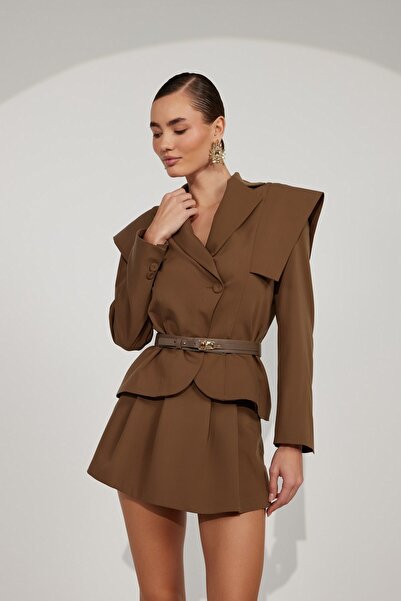 NOK İSTANBUL Samantha Mini Short Brown
