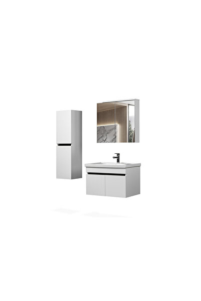 Aca PERLA 80CM BANYO DOLABI TAKIMI BOY DOLAPSIZ