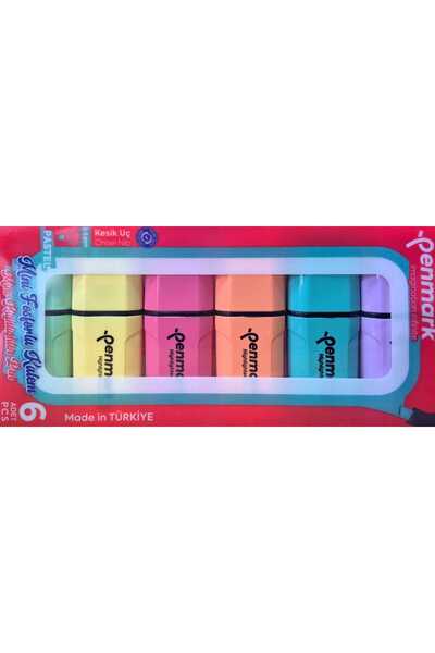 penmark MİNİ FOSFORLU KALEM 6 LI PAKET
