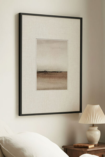 Zevahir Home 1 ΤΕΜΑΧΙΟ ΜΙΝΙΜΑΛΙΣΤΙΚΟ ΠΙΝΑΚΑ ΤΟΠΙΟΥ ΒΙΝΤΑΤΖ ΜΕ ΜΑΥΡΟ ΞΥΛΙΝΟ ΠΛ...