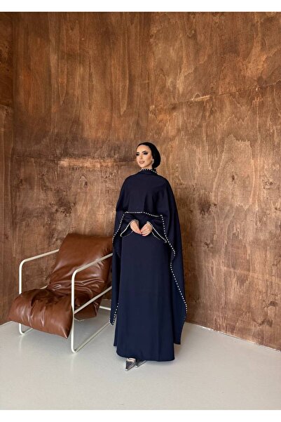 SAYRA فستان سهرة تيسيتهر إنسي تي مرصع بالأحجار زون مع تفاصيل شال، فستان مناسب...