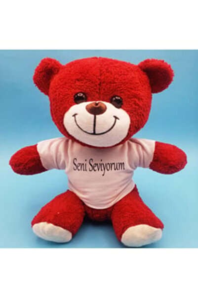 Empressco I Love You Printed T-Shirt Red Teddy Bear