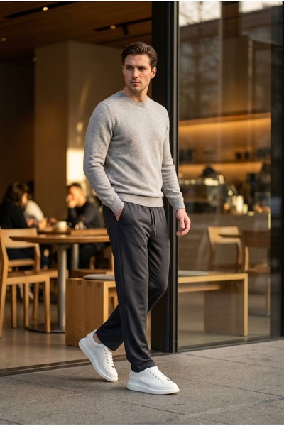 bombe Curea pentru bărbați, model larg, cu centură pantaloni jogger