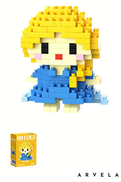 Arvela Elsa Bricks Karakter Figürü – Mini Blok Oyuncak