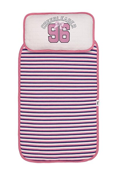 Civil Baby 96 Embroidery and Striped Bottom Openings - Beige
