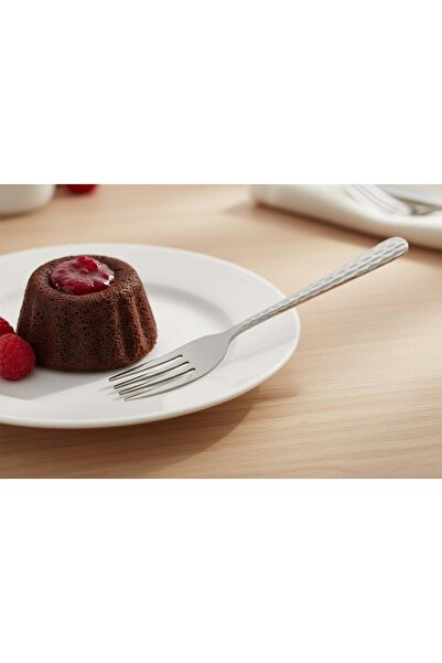 Quttin Set of 6 Stainless Steel Dessert Forks Model MOMA –