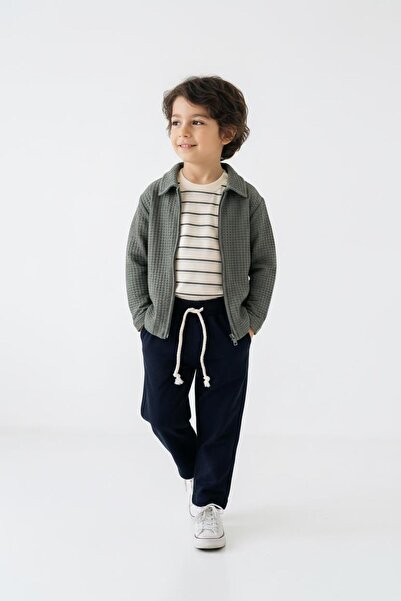 MiaBaby Cardigan, Trousers, T-Shirt 3-Piece Set