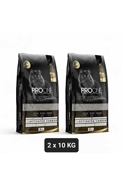 ByBora PROONE AKTİF KARBONLU KEDİ KUMU 2 X 10 KG