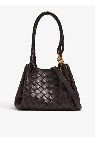 Bottega Veneta حقيبة باراشوت أنديامو صغيرة من جلد إنترشياتو