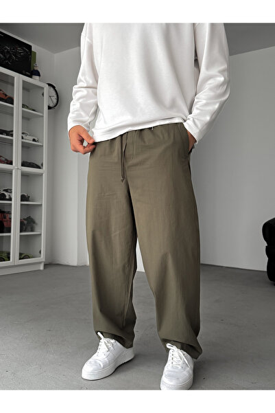 More Black Black Slim Fit Loose Fit Pants