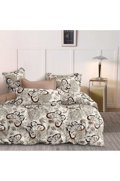 CHIRASO CHIRASO Bed Linen Set, 6 Pieces, Double Bed, Sheet 230x240, Duvet 200...