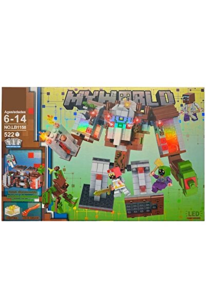 OEM Minecraft Construction Set - Supreme Guardian My World with LED Lights, 5...