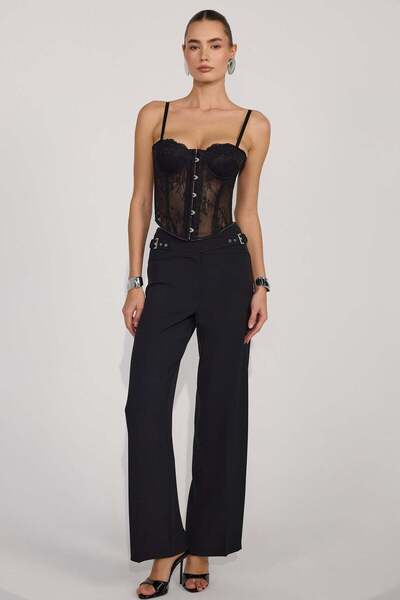 NOK İSTANBUL Full Babe Pants Black