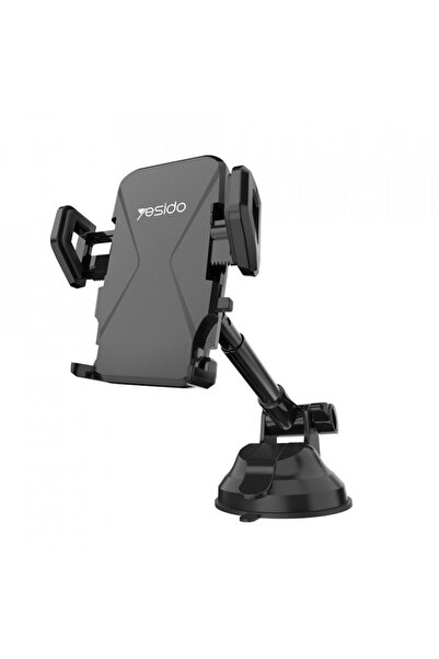 Yesido Car Mount with Extensible Arm, for Dashboard / Windshield, C40 - Black