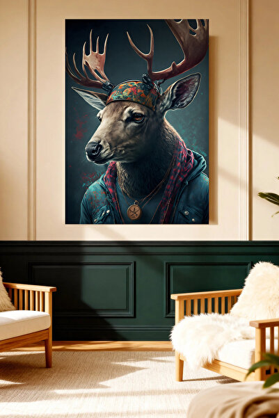 Mushen Studio Moderni stil odeće Hipsterska figura jelena Slika na platnu za ...