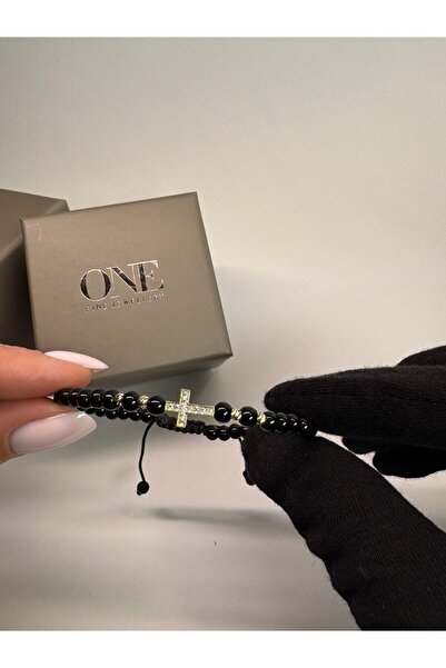 One Gold Cross Bracelet Gold 14k