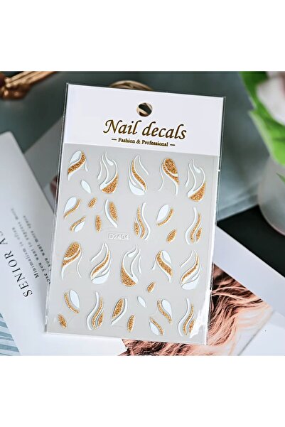 delis Marquise nail stickers, STICKER43, Gold