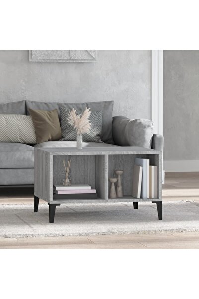 Concept Τραπεζάκι σαλονιού, γκρι sonoma, 60x50x36,5 εκ., επεξεργασμένο ξύλο