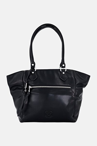 XTI Women Brand Logo Tote Bag, Black