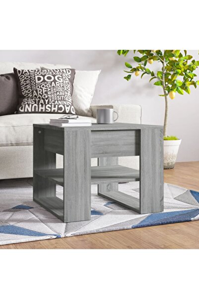 Concept Τραπεζάκι σαλονιού, γκρι sonoma, 55,5x55x45 εκ., επεξεργασμένο ξύλο