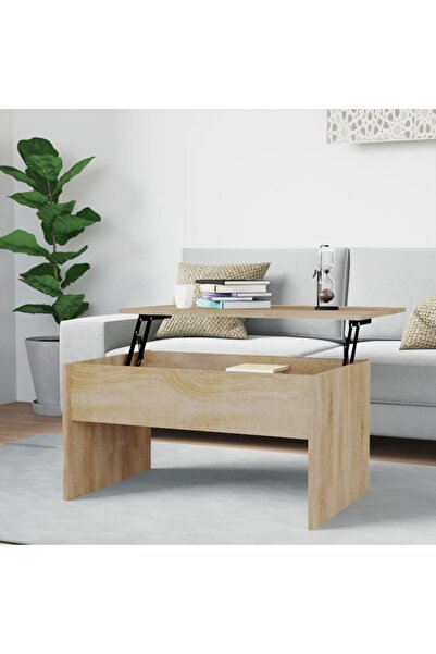 Concept Τραπεζάκι σαλονιού, δρυς sonoma, 80x50,5x41,5 εκ., σύνθετο ξύλο