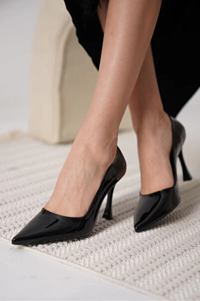 Belinora Black Patent Leather Women's Stiletto Tr18Ms03A