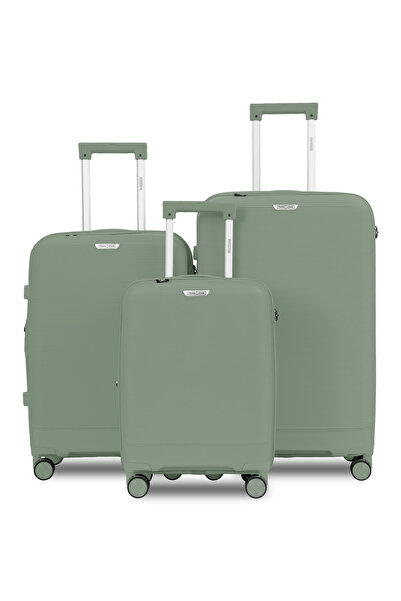 PARAJOHN Para John Movea 3 PCS PP Luggage Set Expandable 8 Wheel Spinner