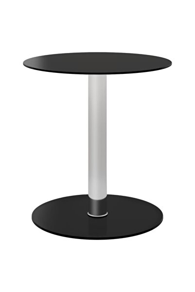 Concept Τραπεζάκι σαλονιού, μαύρο, 40 cm, σκληρυμένο γυαλί