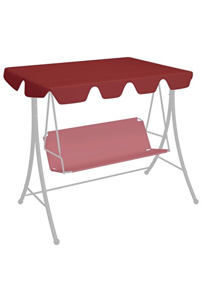 Concept Copertină de rezervă leagăn grădină, roșu vin 150/130x70/105 cm