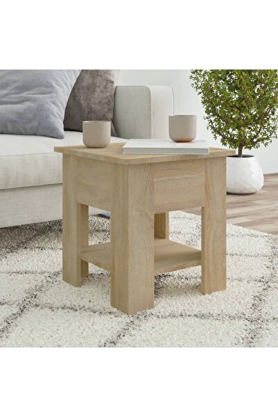 Concept Τραπεζάκι σαλονιού, δρυς sonoma, 40x40x42 εκ., επεξεργασμένο ξύλο