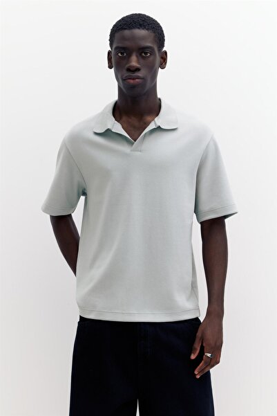 Pull & Bear Kısa kollu interlok polo