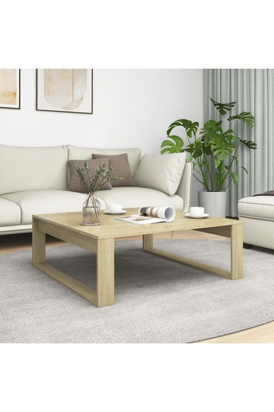 Concept Τραπεζάκι σαλονιού, δρυς sonoma, 100x100x35 εκ., μοριοσανίδα