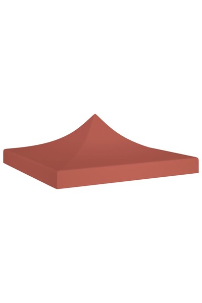 Concept Acoperiș pentru cort de petrecere, cărămiziu, 3 x 3 m, 270 g/m²