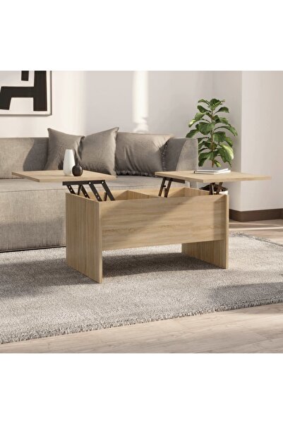 Concept Τραπεζάκι σαλονιού, δρυς sonoma, 80x50x42,5 εκ., επεξεργασμένο ξύλο