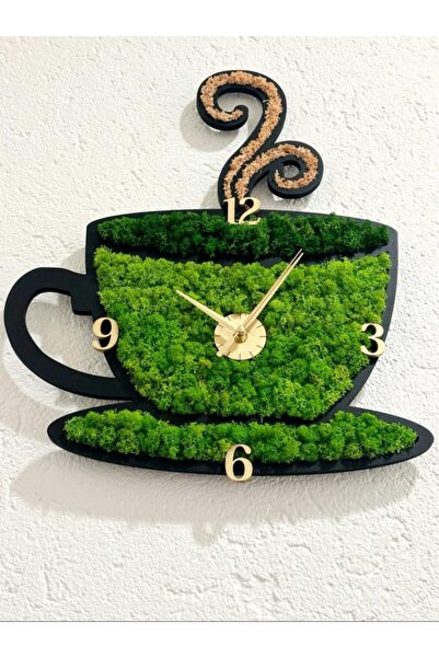 Alex Laser Design Coffee Lichen Clock
