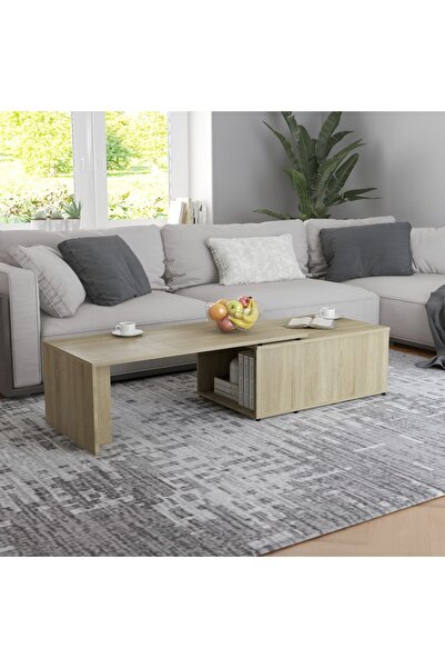 Concept Τραπεζάκι σαλονιού, δρυς Sonoma, 150 x 50 x 35 cm, μοριοσανίδα